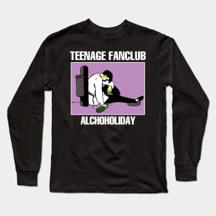 Teenage Fanclub - Alcoholiday - Tribute Artwork - Black Long Sleeve T-Shirt